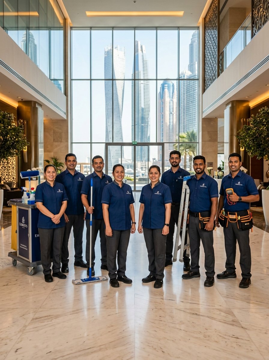 Naro housekeeping team at work